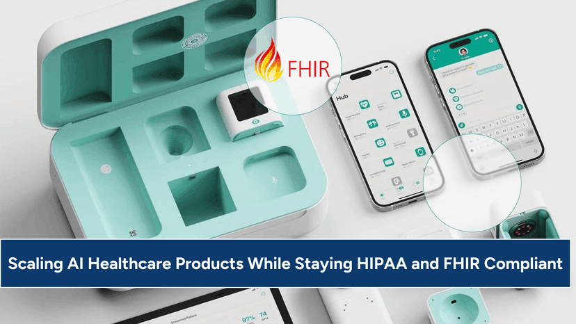 How to Scale AI Healthcare Products While Staying HIPAA and FHIR Compliant
