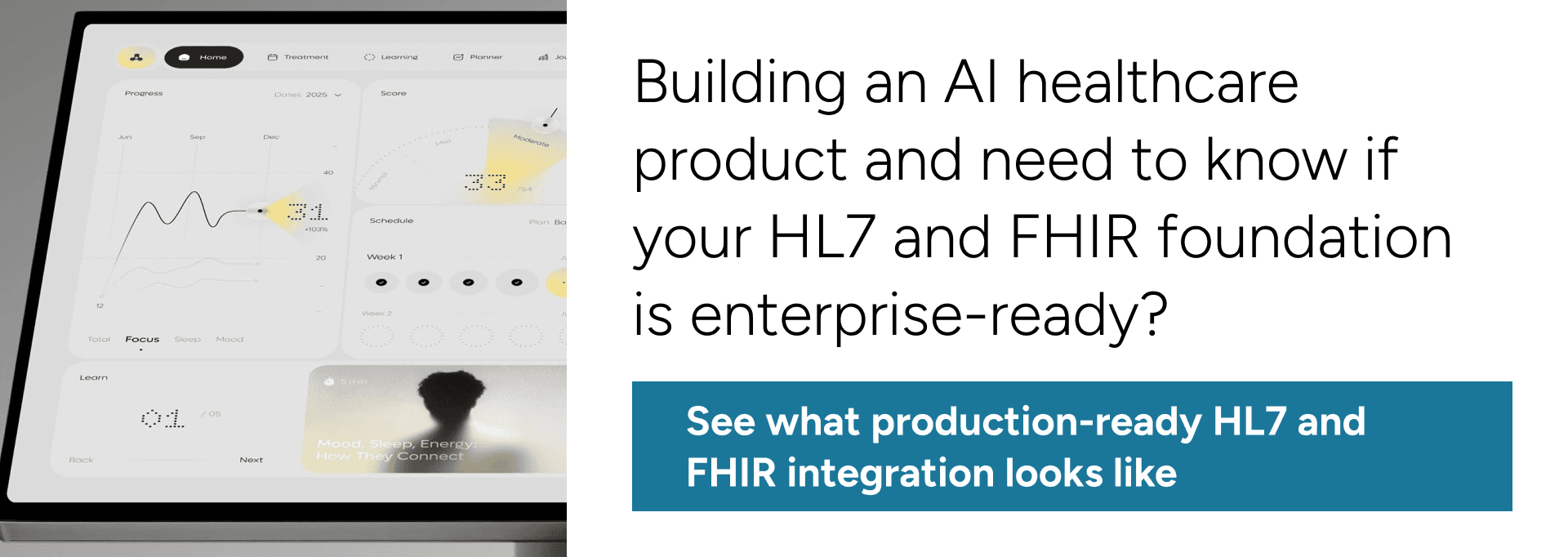 Custom healthcare app development services with production-ready HL7 and FHIR integration