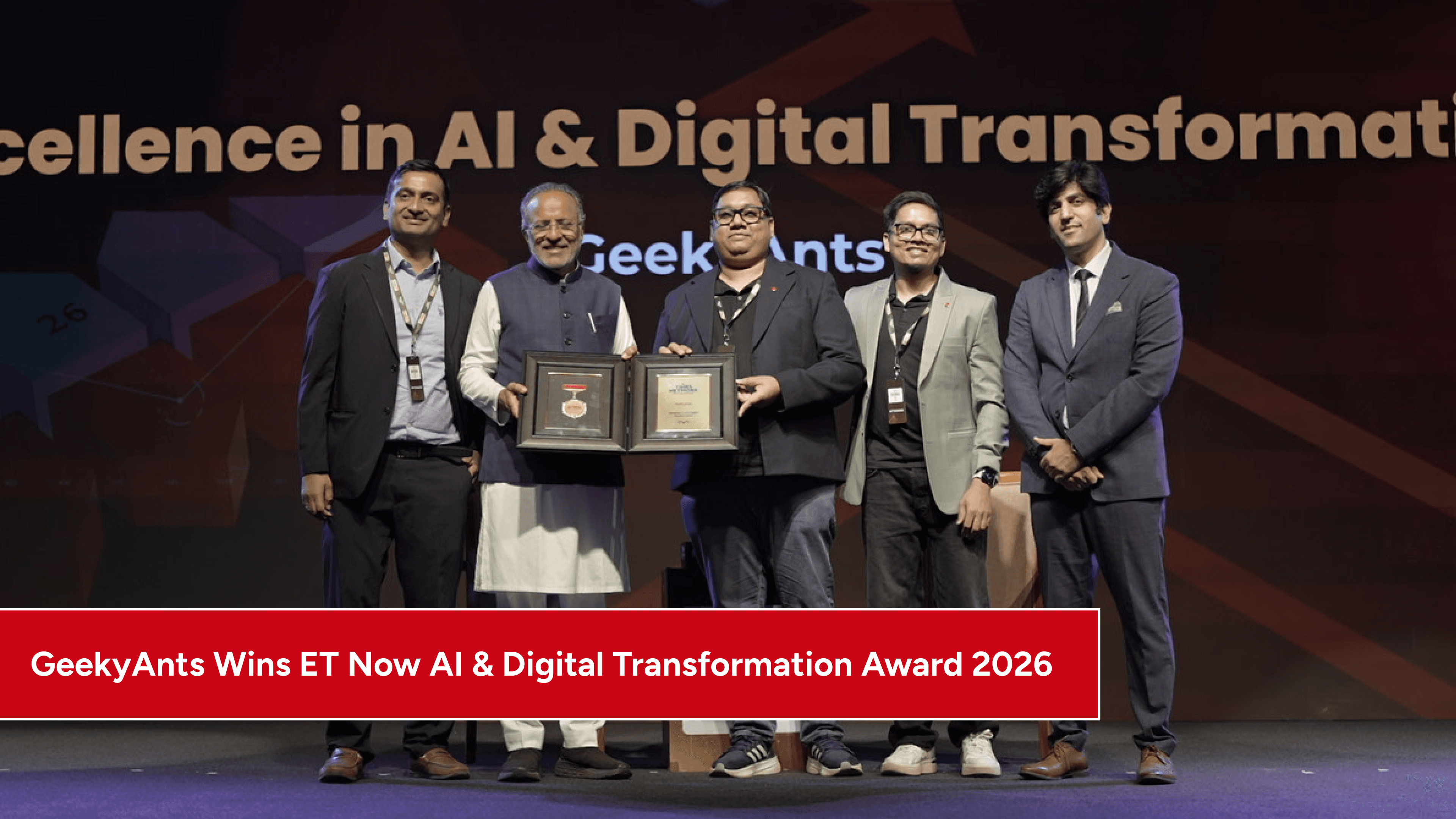 GeekyAnts Wins AI and Digital Transformation Excellence Award at ET Now Business Conclave 2026