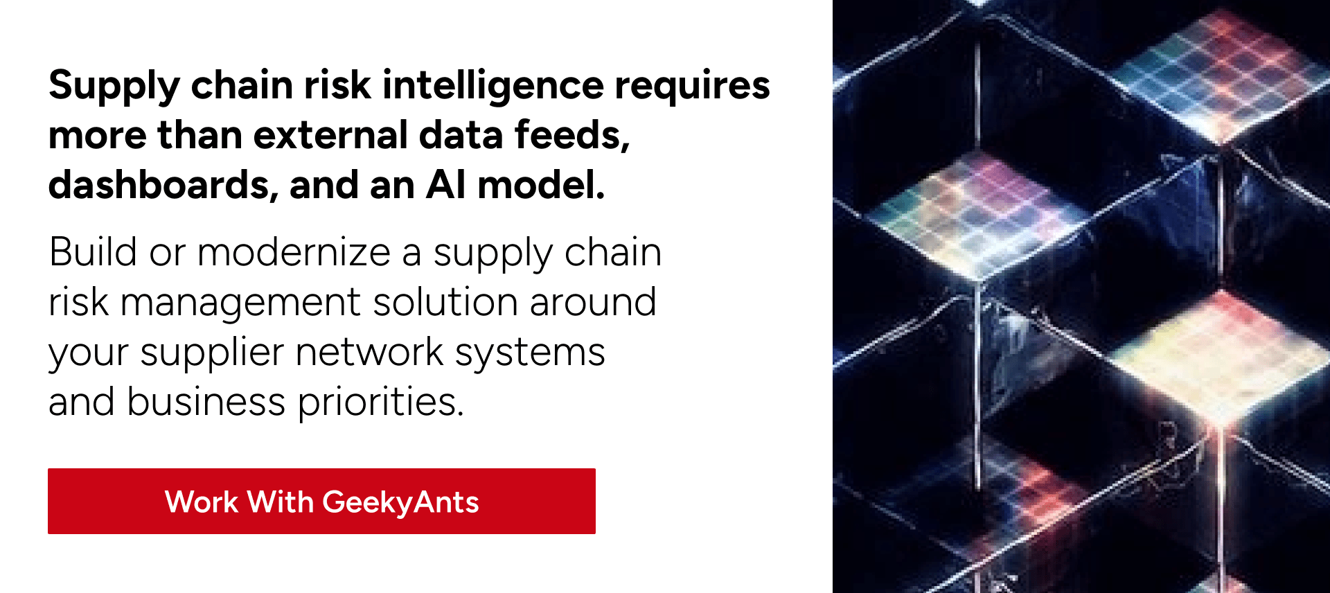 Supply chain risk management consulting for AI-powered supplier intelligence and resilient operations