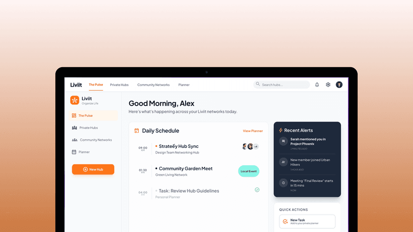 Social Media App For Liviit