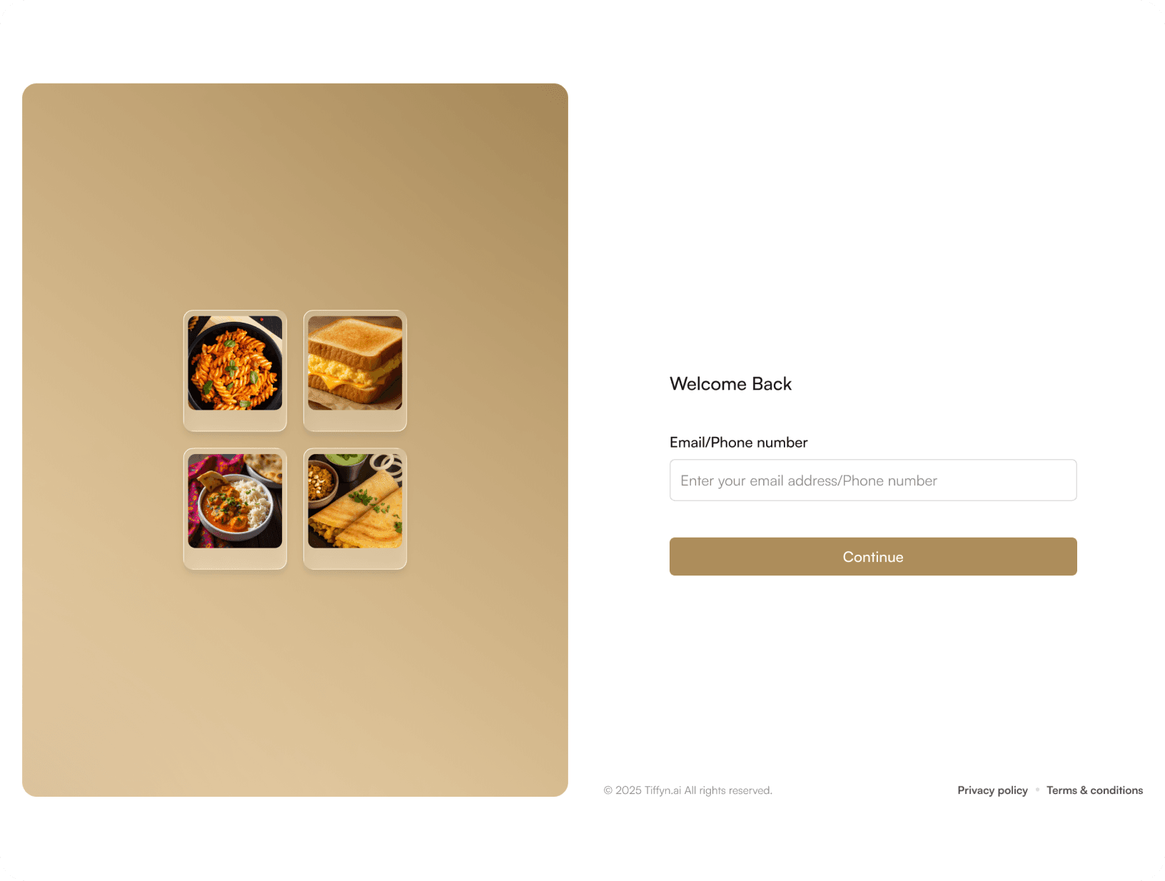 TiffynAI Product Screen 1