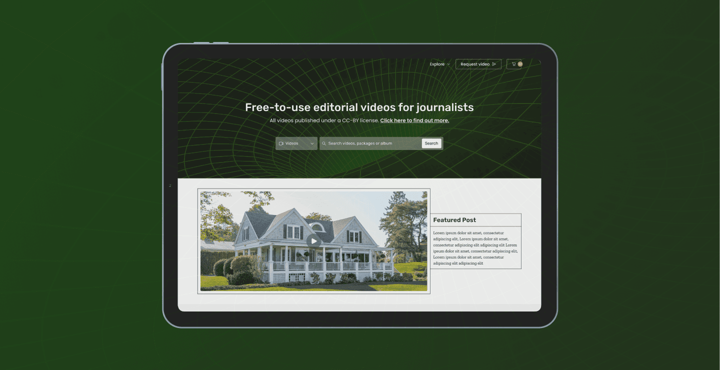 Modern Video Platform for Journalism