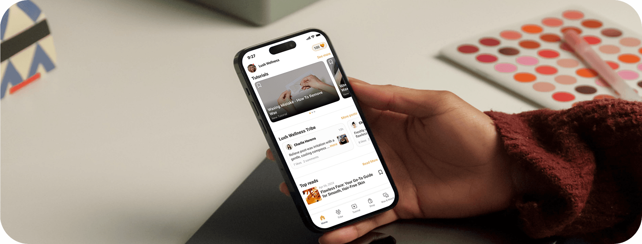 <span style="font-weight: 400;">A Mobile-First Wellness App</span>