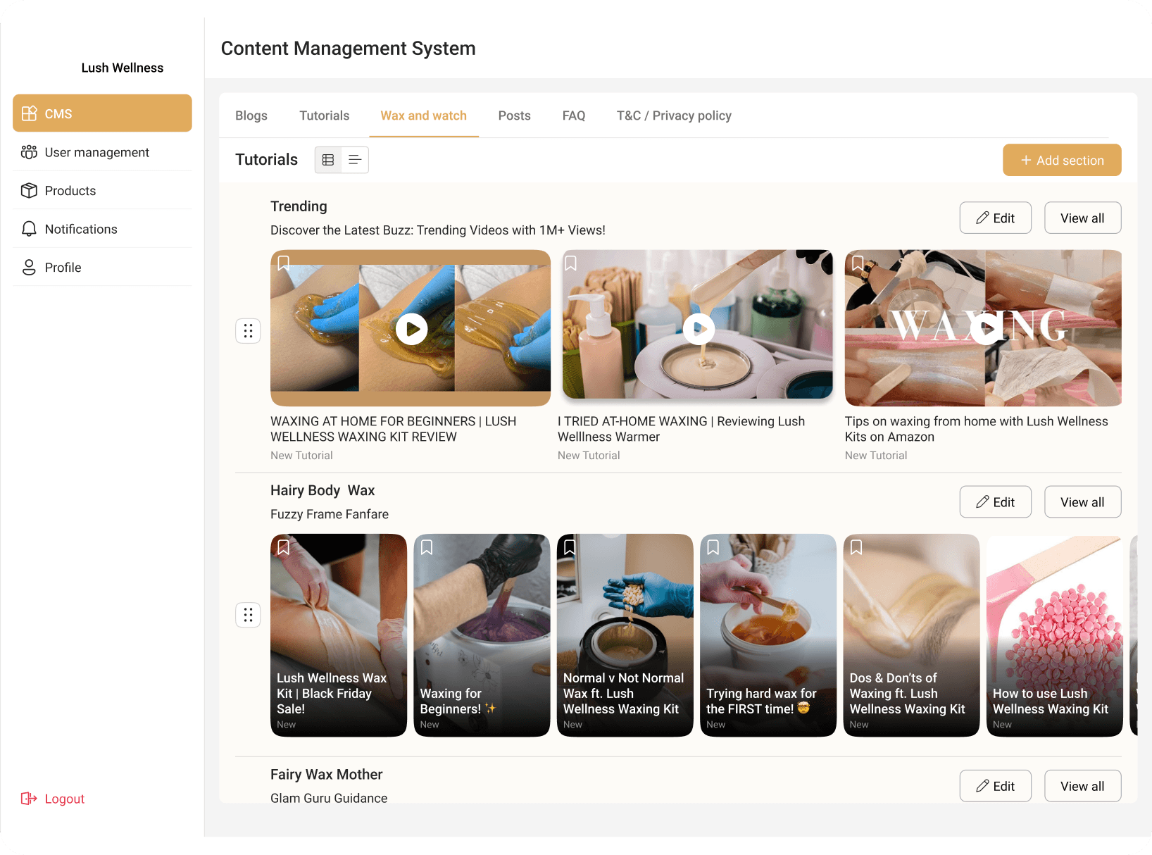 Mobile screens on automobile management