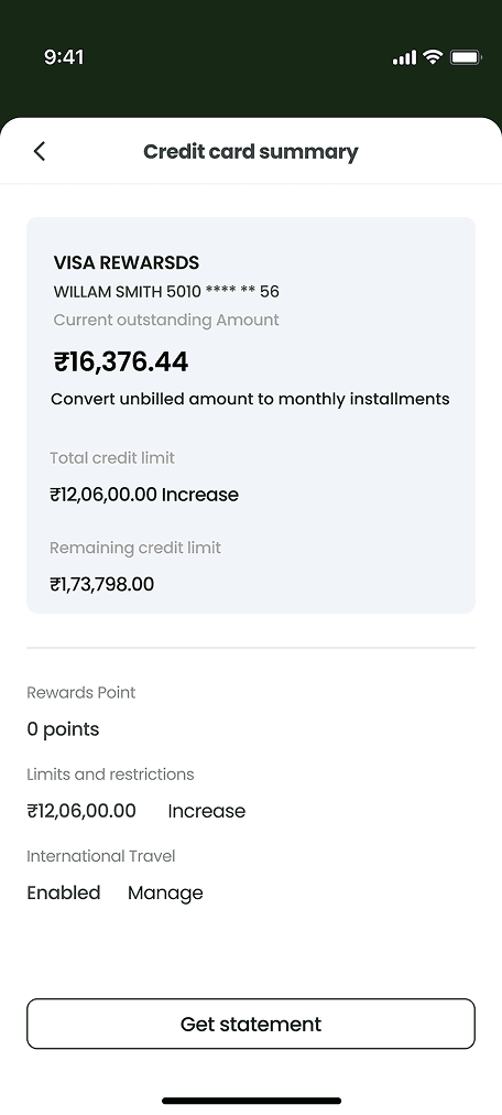 Safebank- Product Screen 3