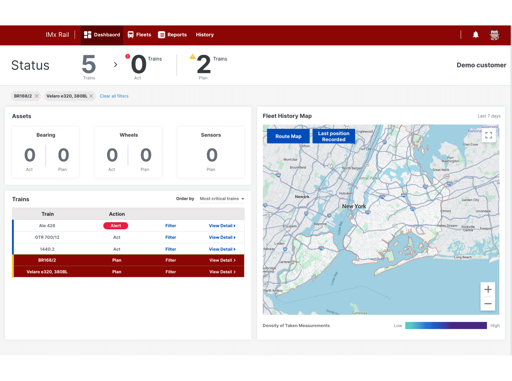 Innorail- Product Screen 1