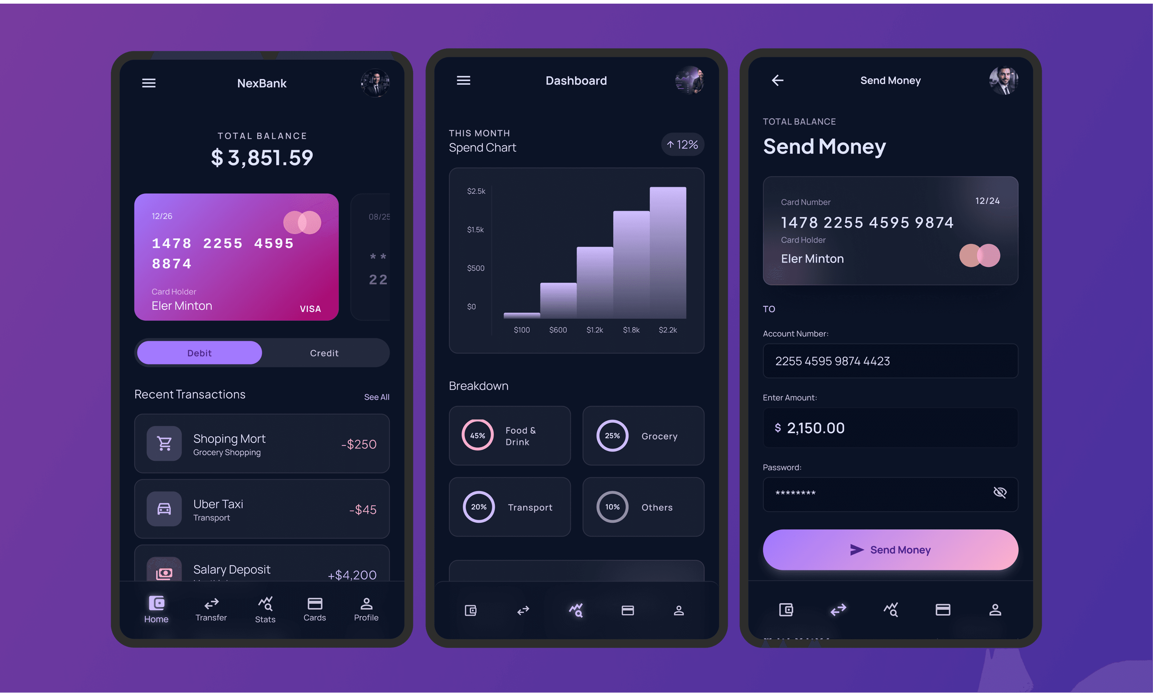 Banking App For finance giant