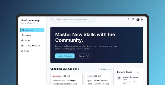 Community Learning App — EdTech Platform Optimization