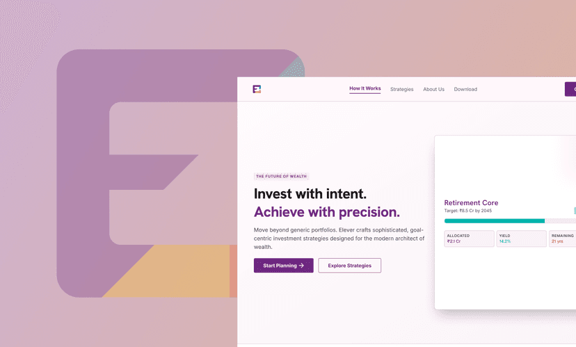 Goal-Based Investment Platform For Elever