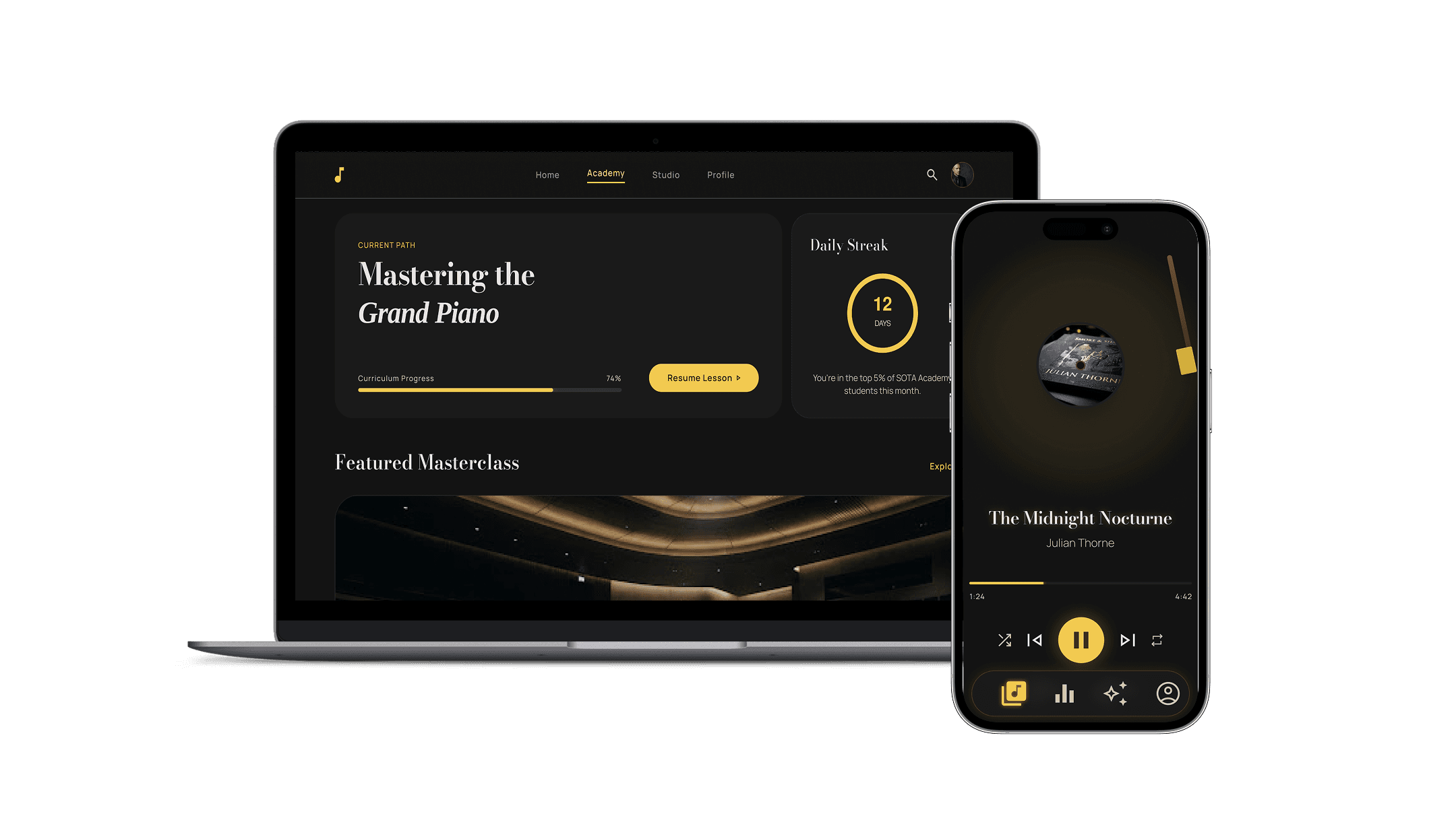 Development- music app