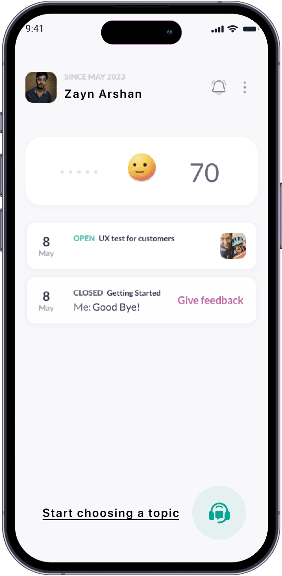 SaaS Widget
