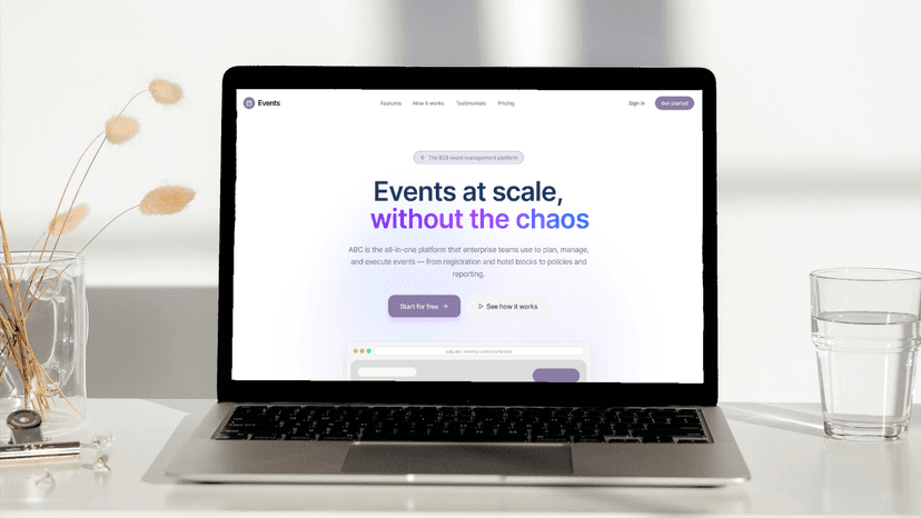 End-to-End Event Management Platform with API-First Backend