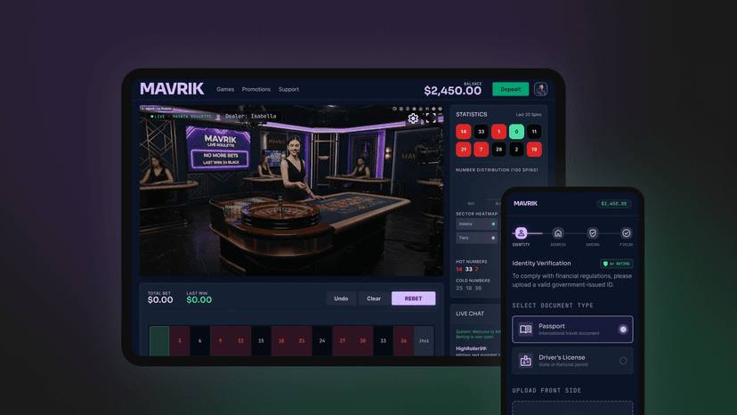 A Secure Casino Web Platform Built for KYC, Payments, and Geo-Compliance