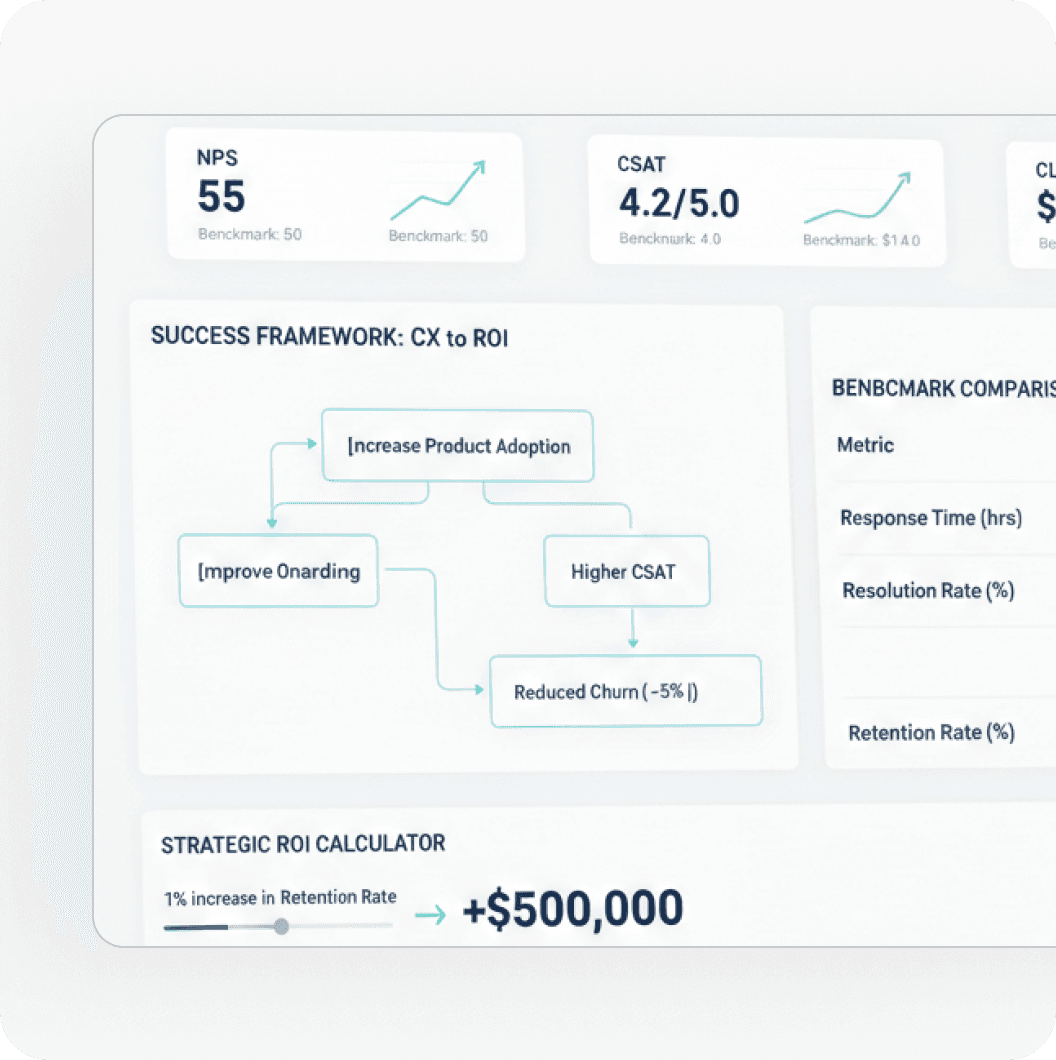 CX Metrics and Success Frameworks