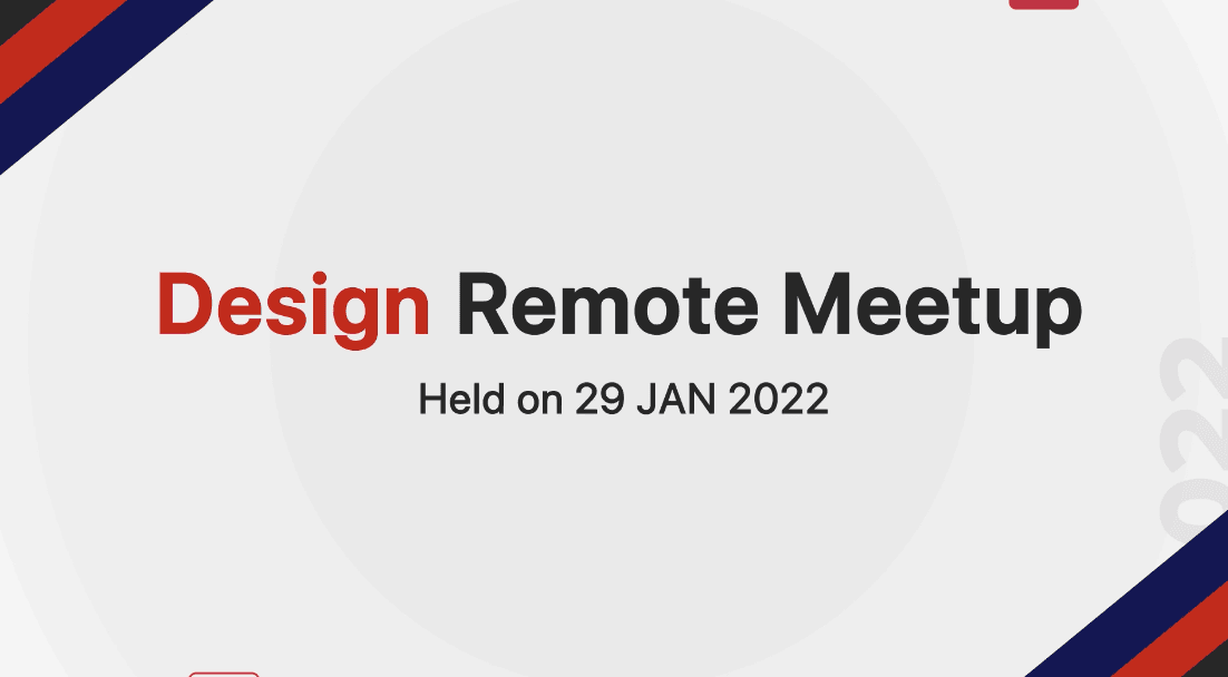 Design Remote Meetup
