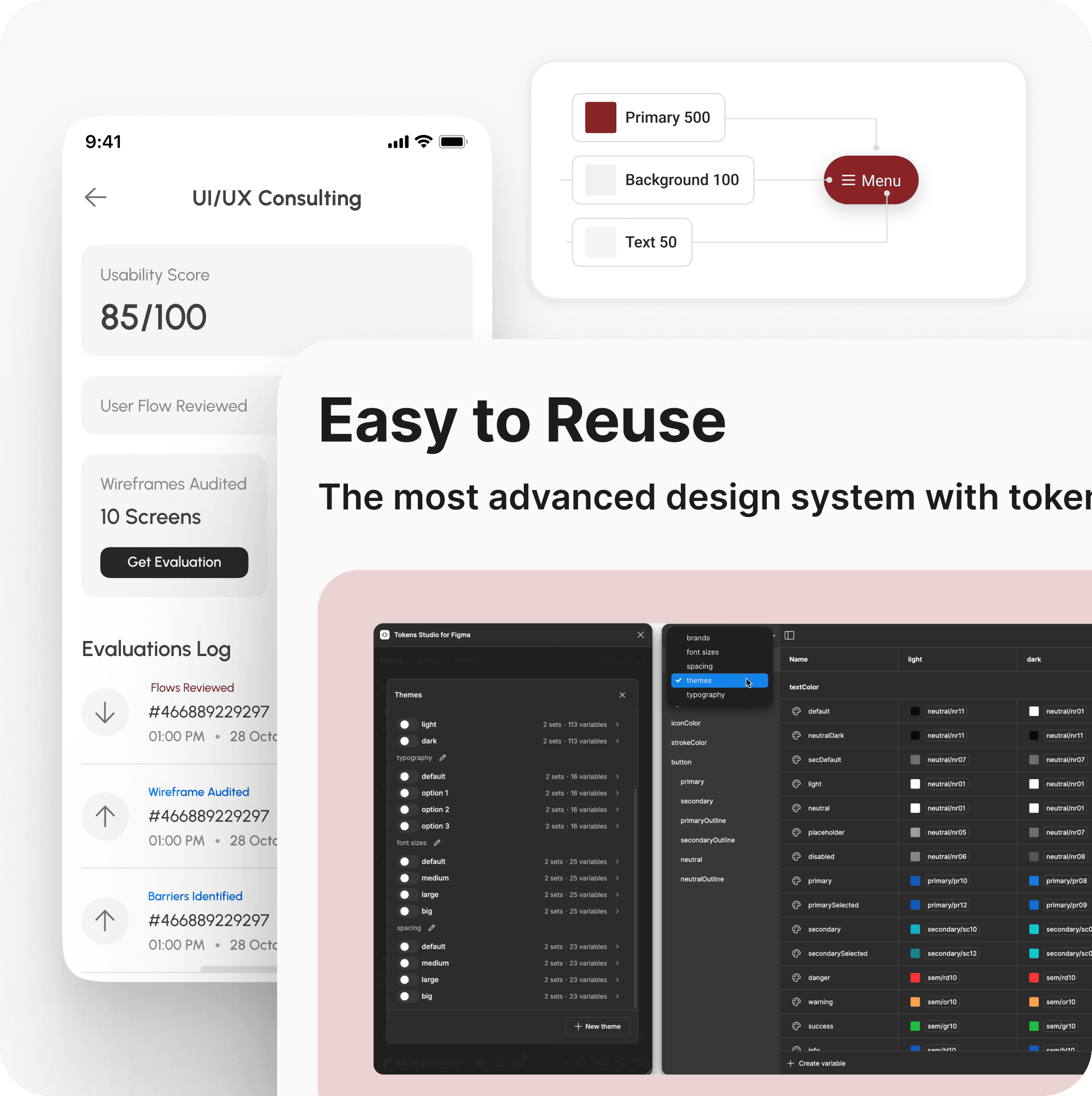 <span style="font-weight: normal;"><a href="/en-us/service/ui-ux-design-services">UI/UX Design Consulting</a> & Usability Evaluations</span>