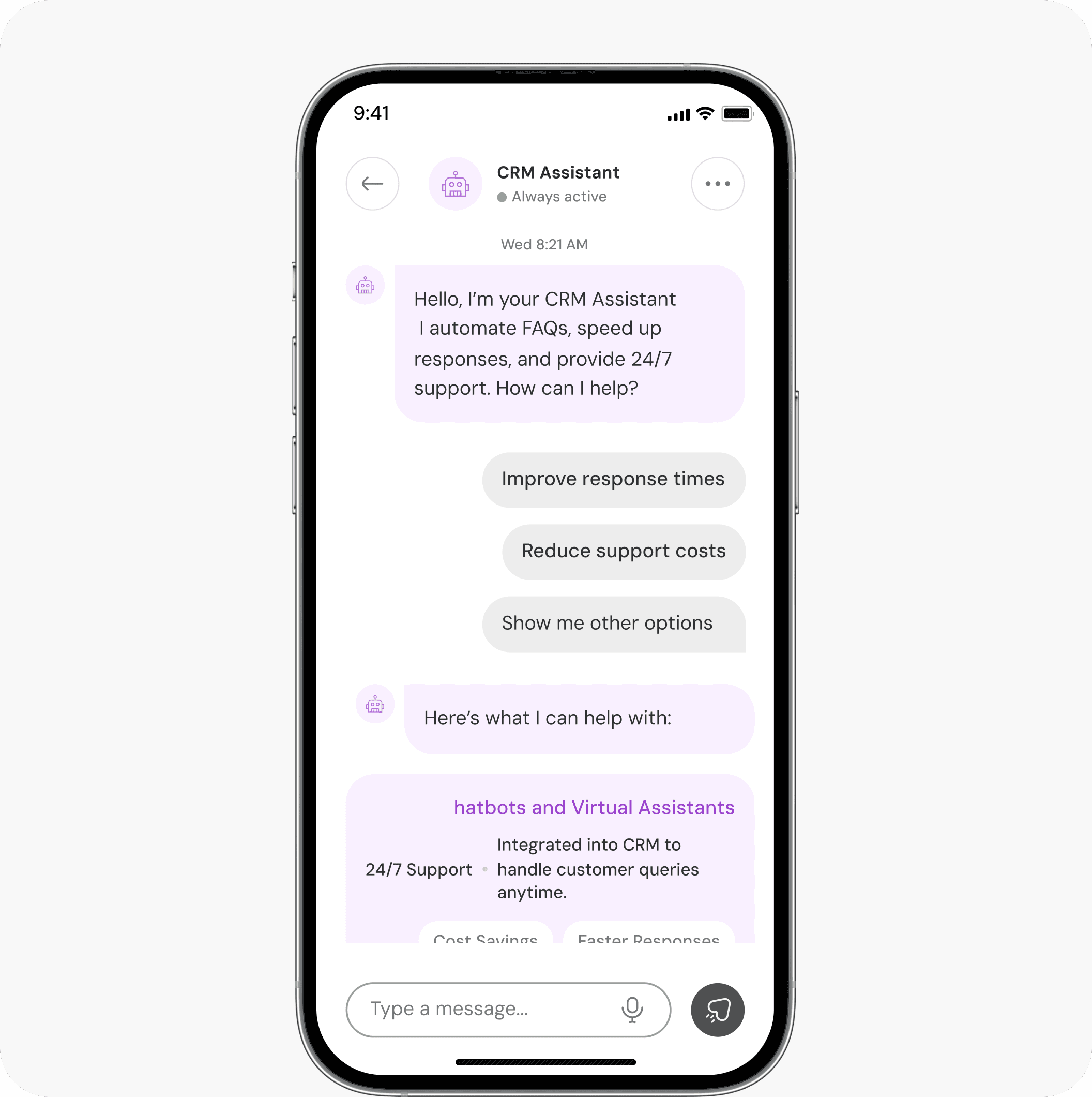 Chatbots and Virtual Assistants