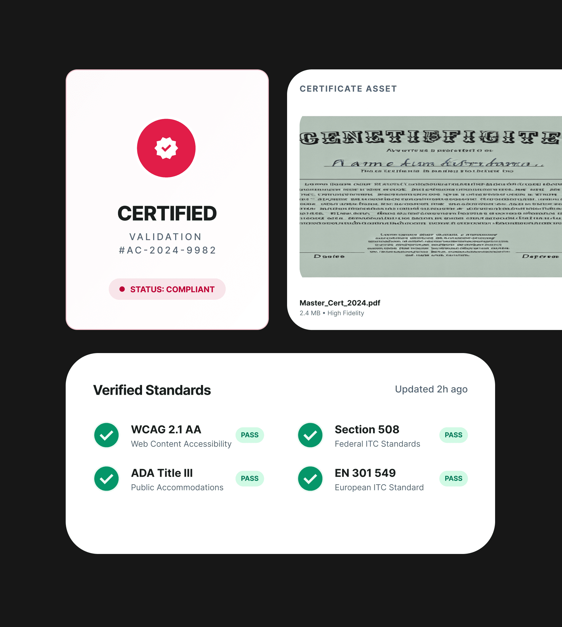Compliance Certification