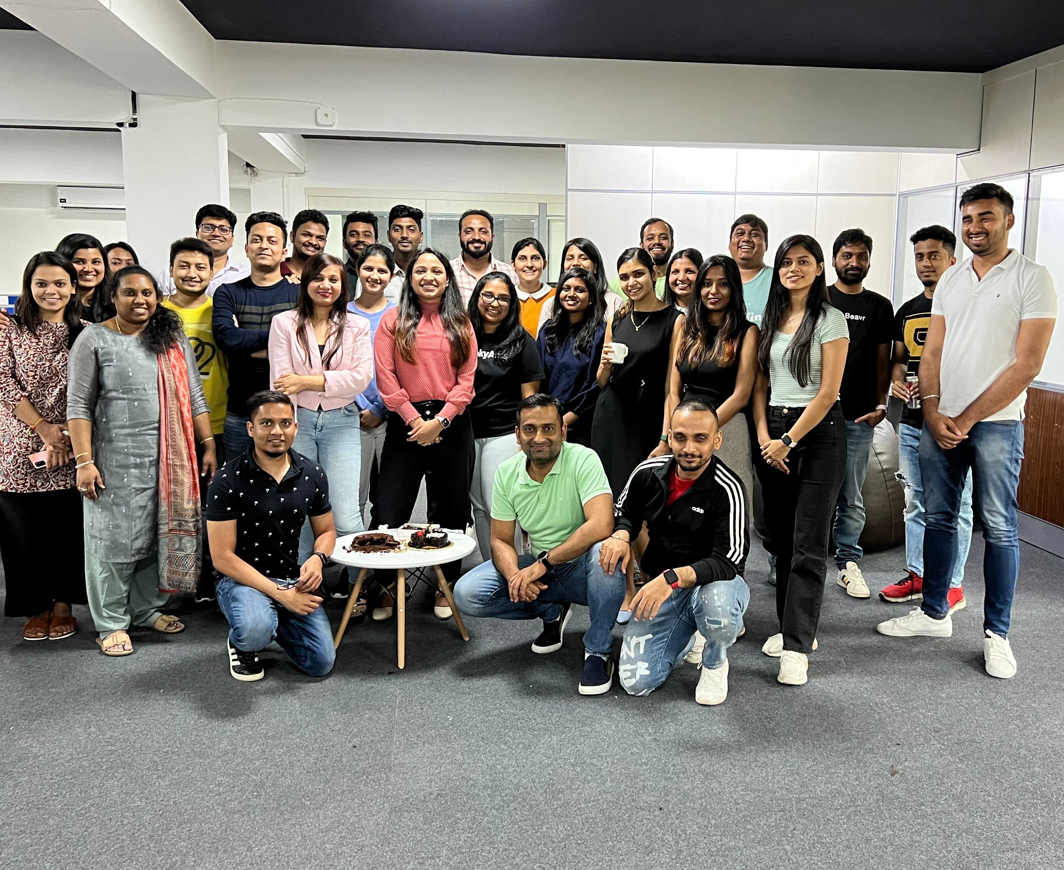 Birthday celebration at office