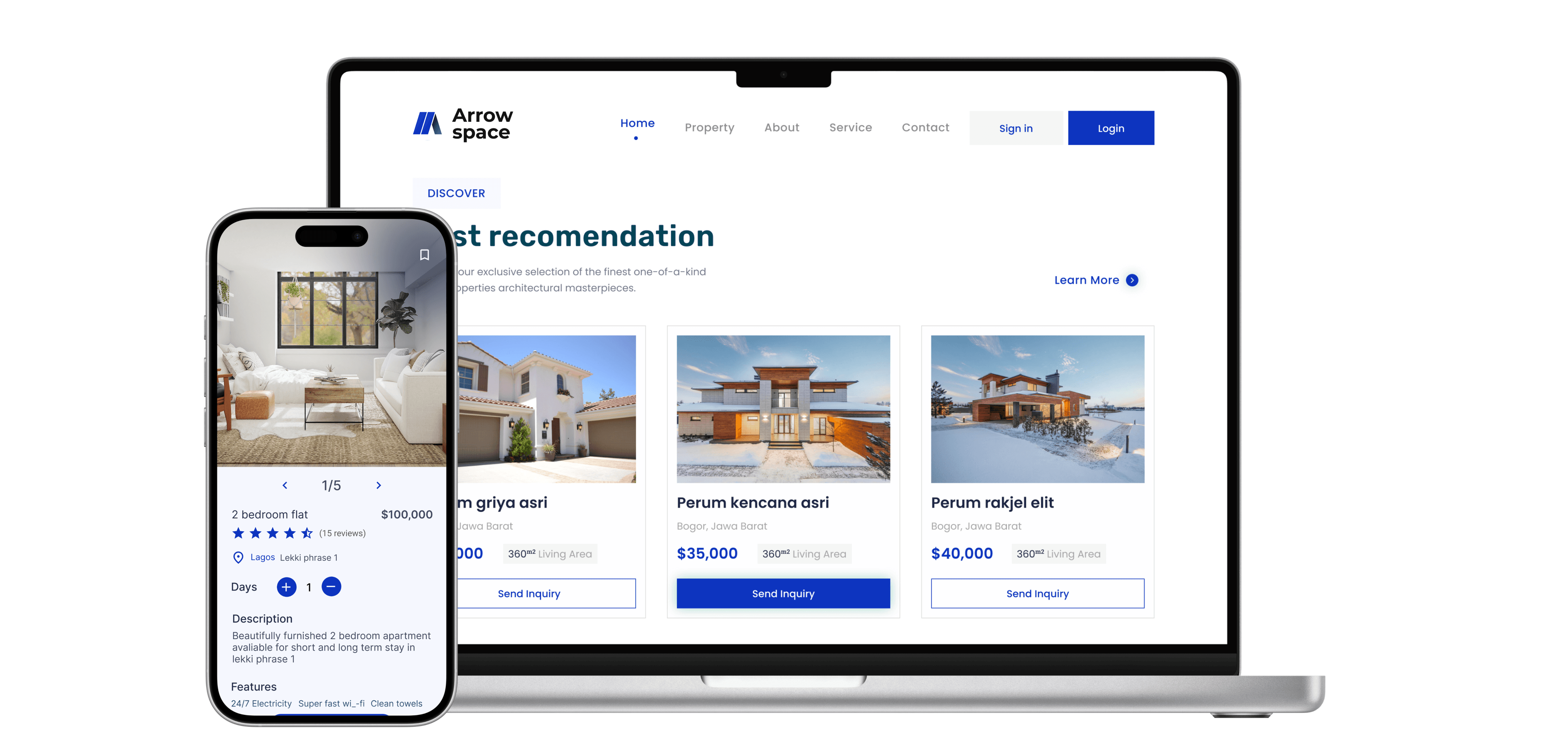 End to end real estate app development services