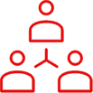 The app feature Role Based Access Control (RBAC) for different levels of users.