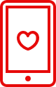 A mobile app for dating services with built in video calling features.