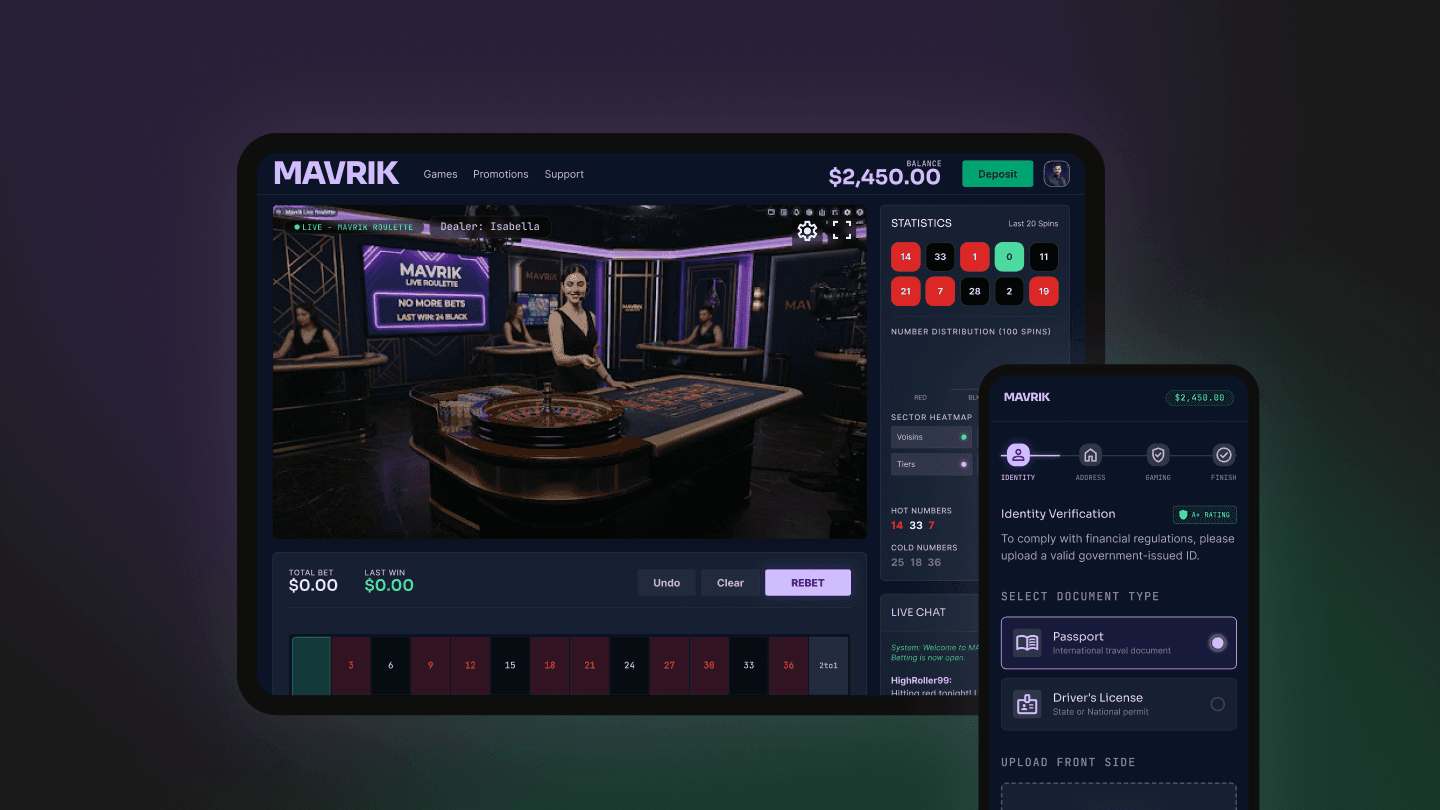 A Secure Casino Web Platform Built for KYC, Payments, and Geo-Compliance