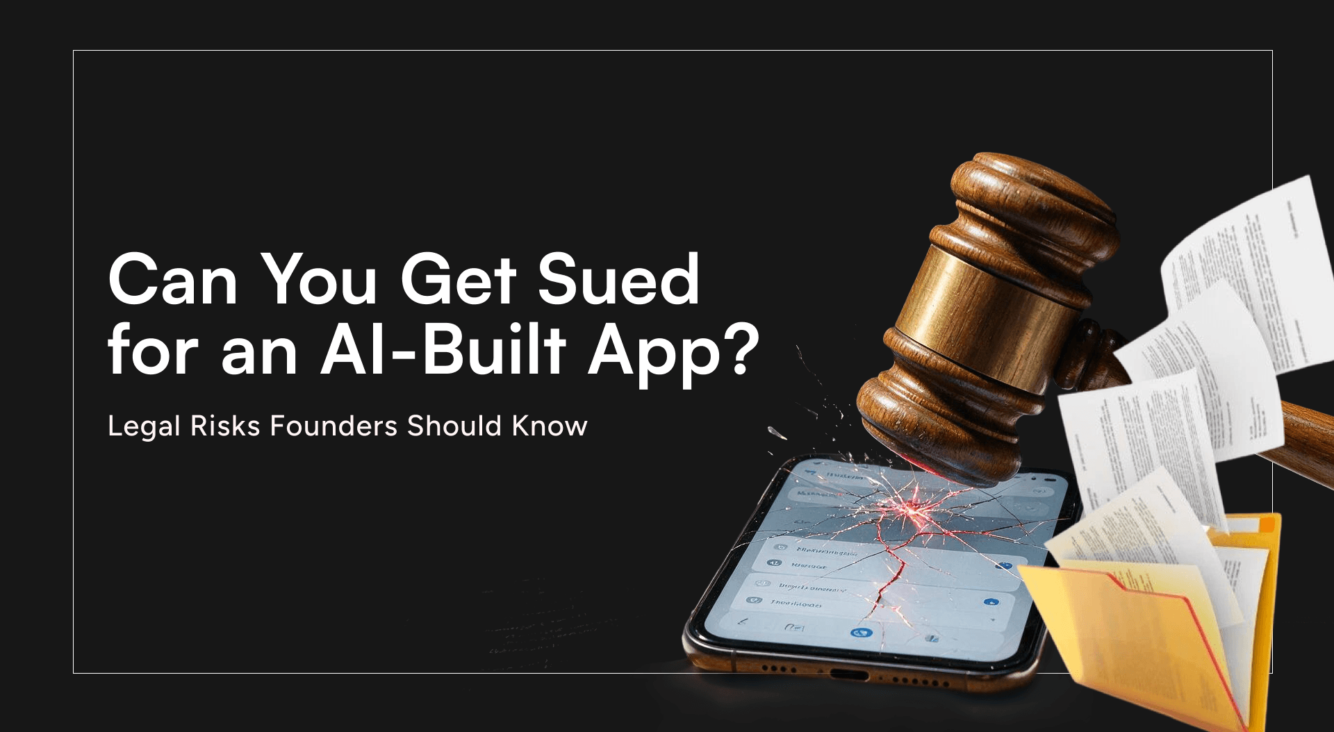 Can You Get Sued for an AI-Built App? Legal Risks Founders Should Know