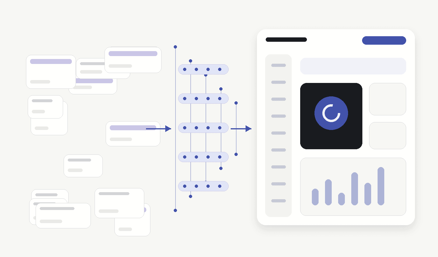 Standardized UI Patterns that Reduce Product Differentiation of AI builds