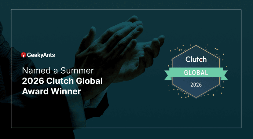 GeekyAnts Recognized as a Summer 2026 Clutch Global Award Winner