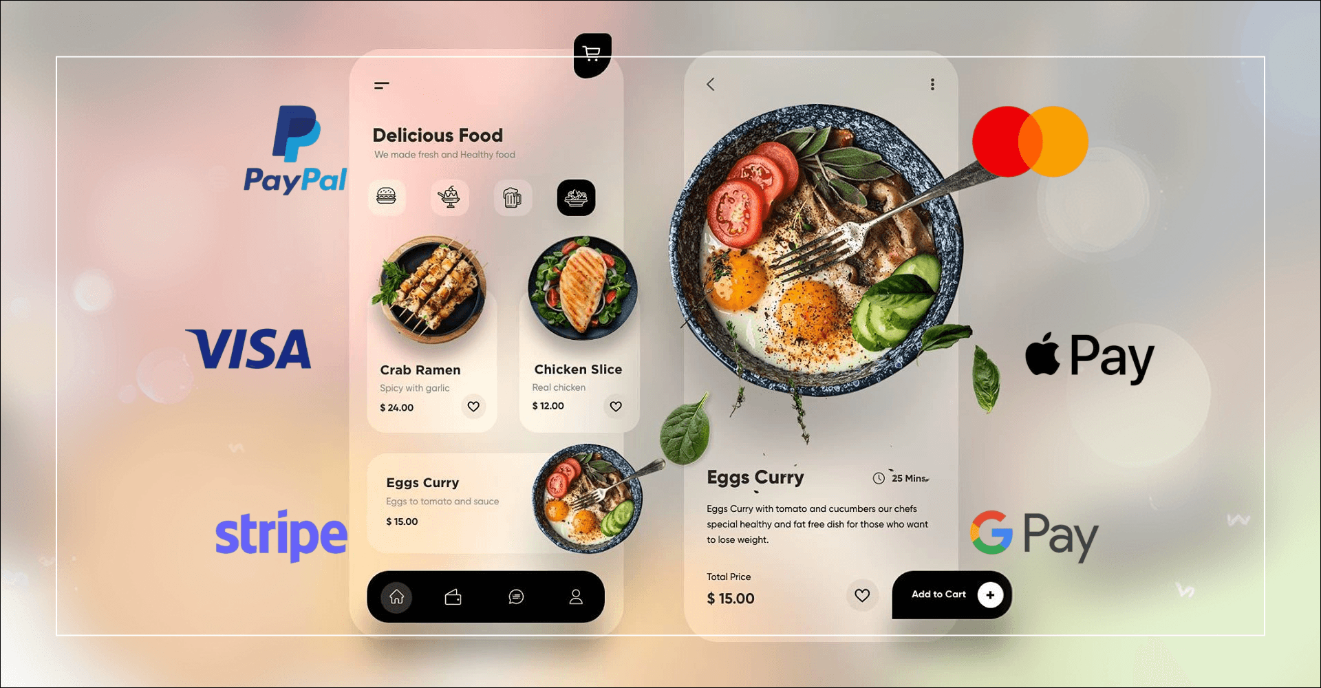 Types of Online Restaurant Payment Methods for Food Delivery Applications