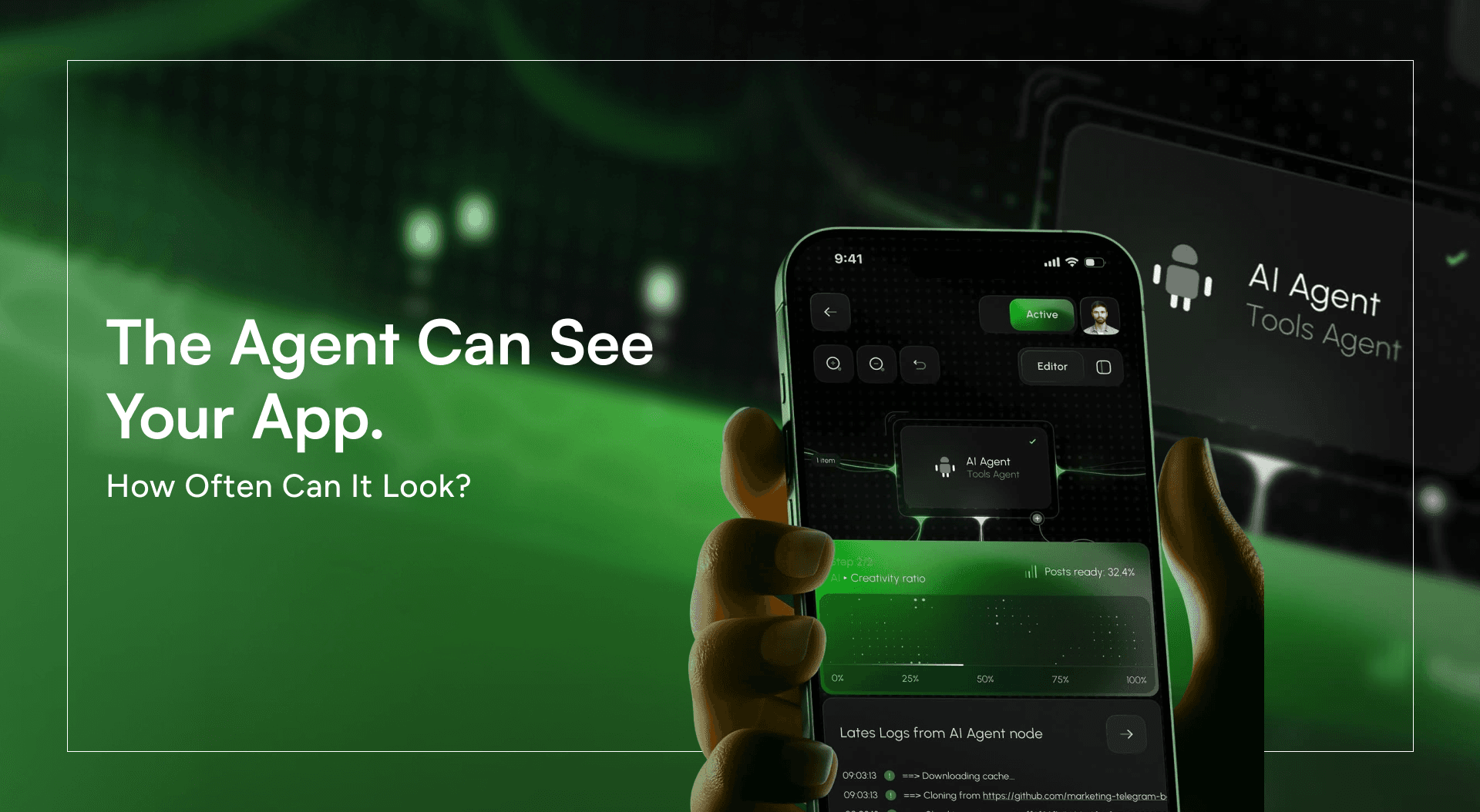 The Agent Can See Your App. How Often Can It Look?