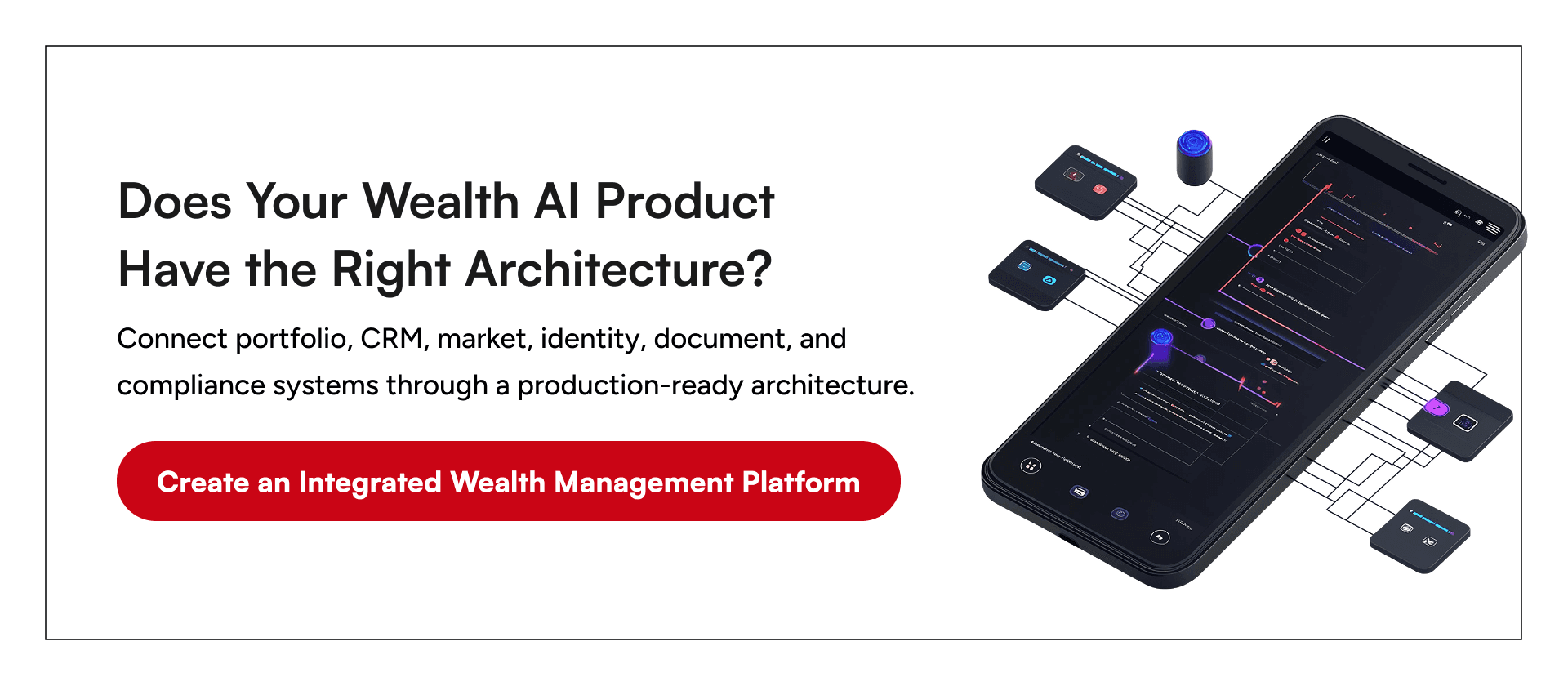Production-ready architecture and data integration for wealth management AI platforms