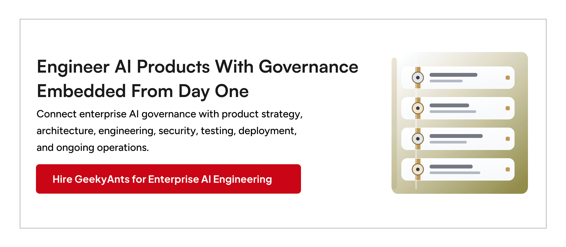 Enterprise AI governance and AI-powered product engineering services for building governed AI products from strategy through deployment.