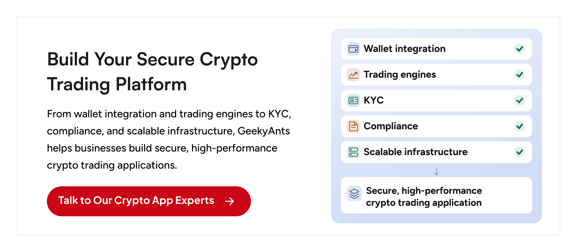 Explore GeekyAnts crypto trading app development services for secure, scalable, and compliant cryptocurrency exchange platforms.