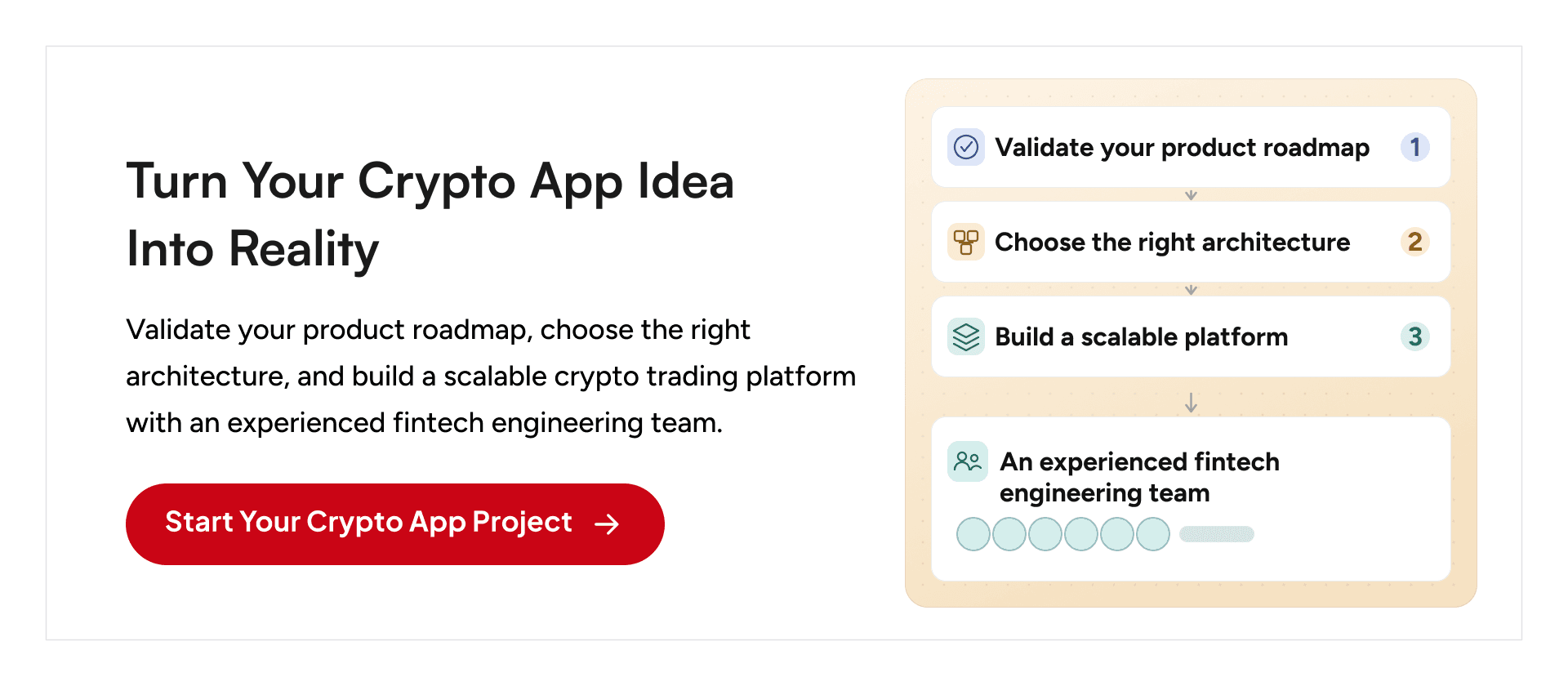 Partner with GeekyAnts to build a secure and scalable crypto trading platform with expert fintech development services.