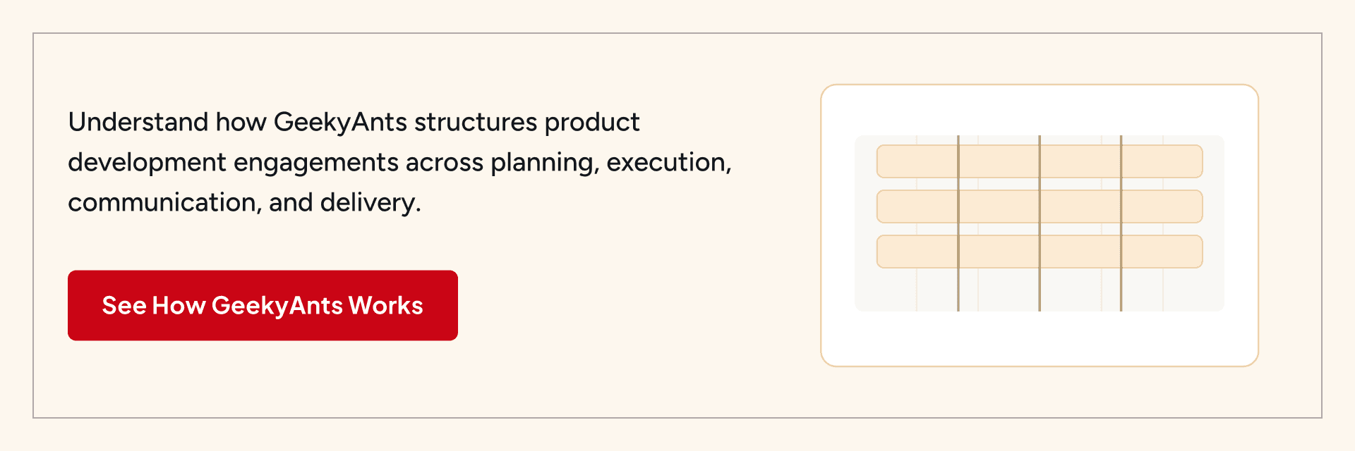 How GeekyAnts Works: Product development process covering planning, execution, communication, and delivery