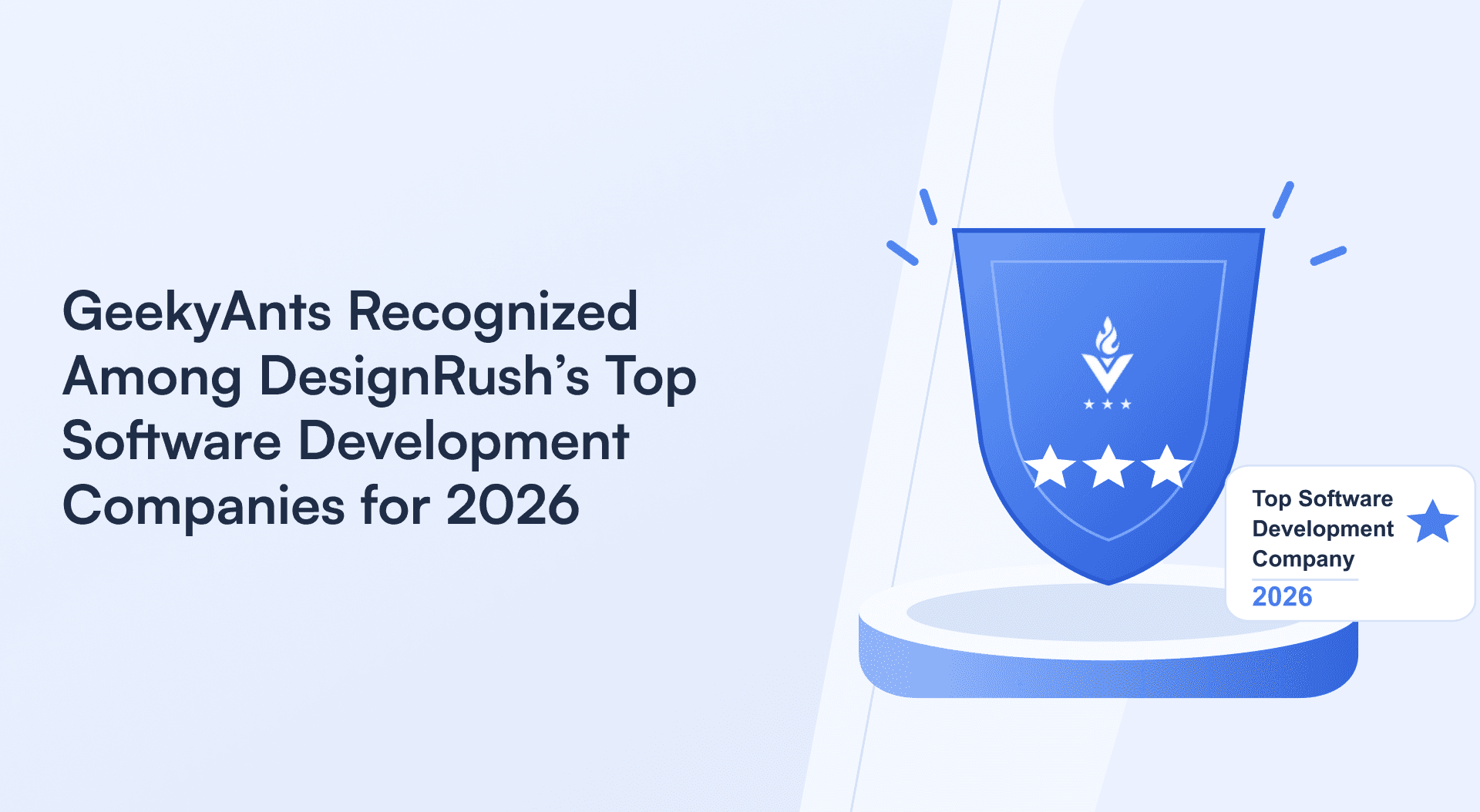 GeekyAnts Recognized Among DesignRush’s Top Software Development Companies for 2026