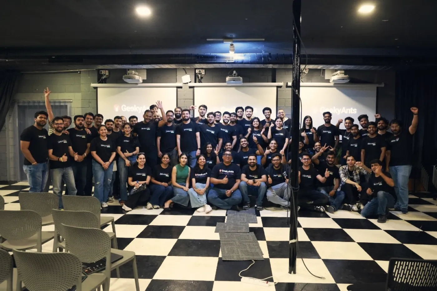 The GeekyAnts team at Geekathon