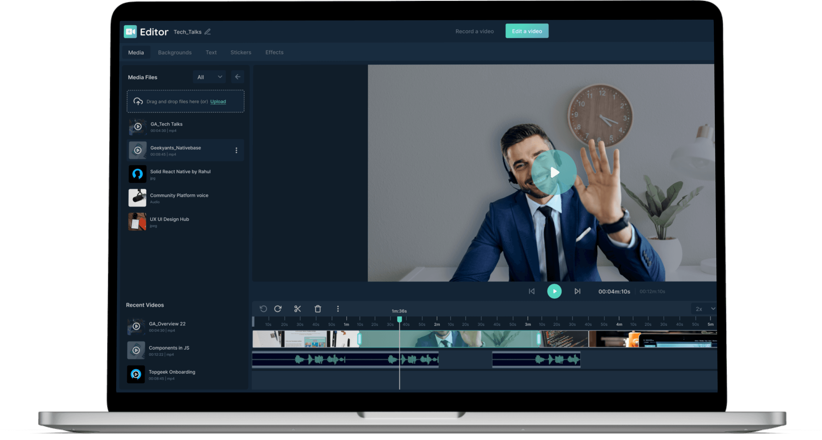 Customizable Video Editing App