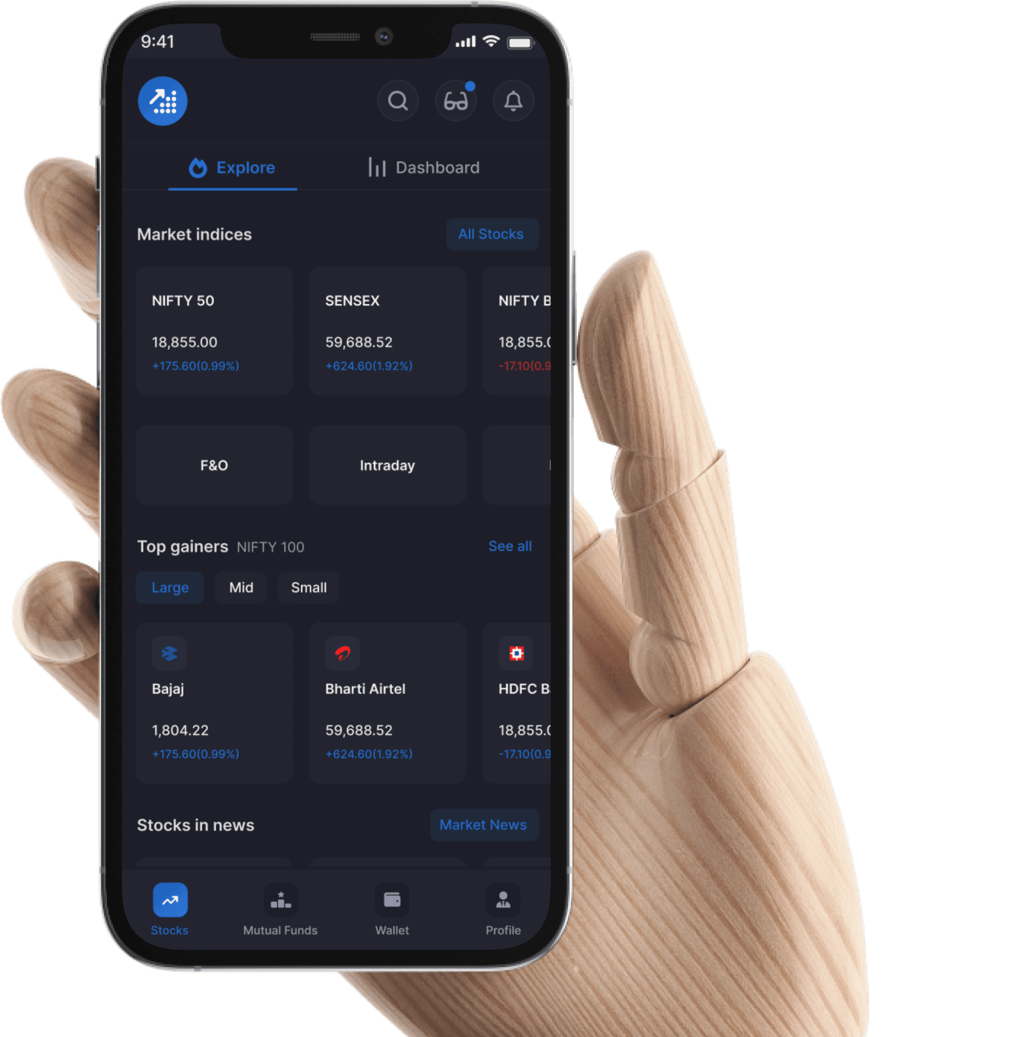 Stock Market Trading App