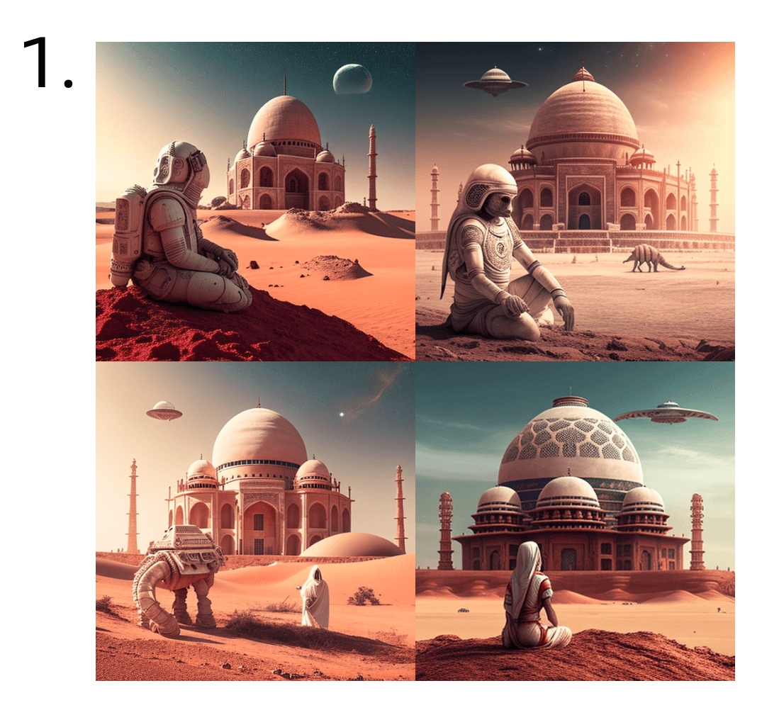 Abstract idea result by Midjourney- comparison between Midjourney and DALL-E 2