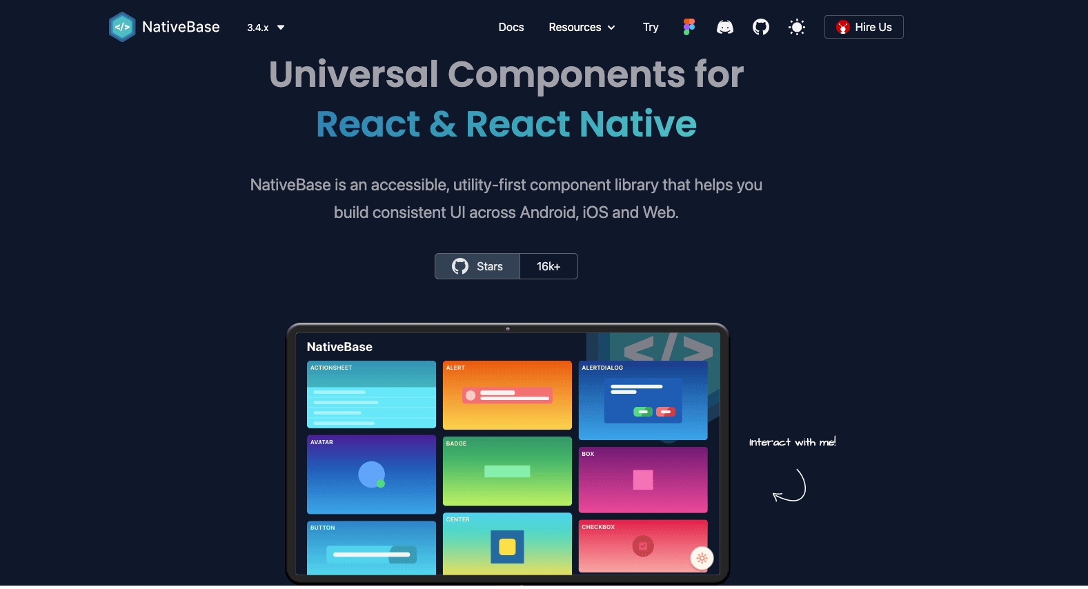 NativeBase- Universal Components for React & React Native