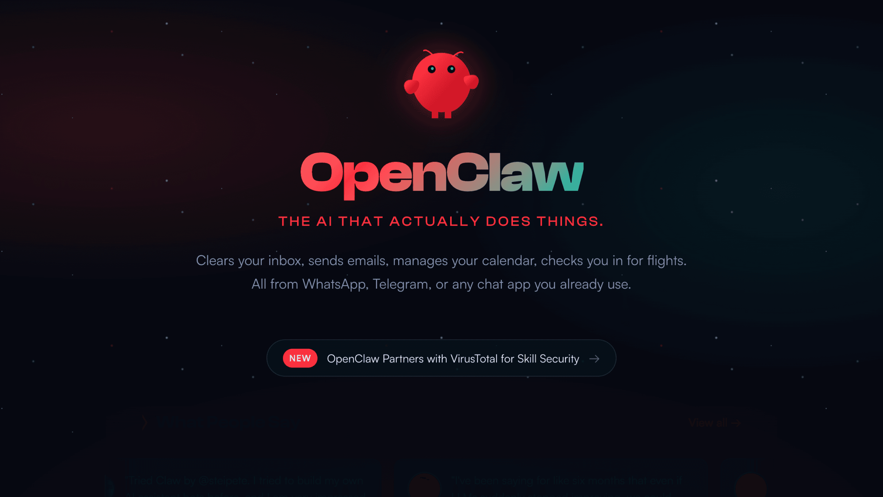 OpenClaw.ai — Your Personal AI That Actually Does Things