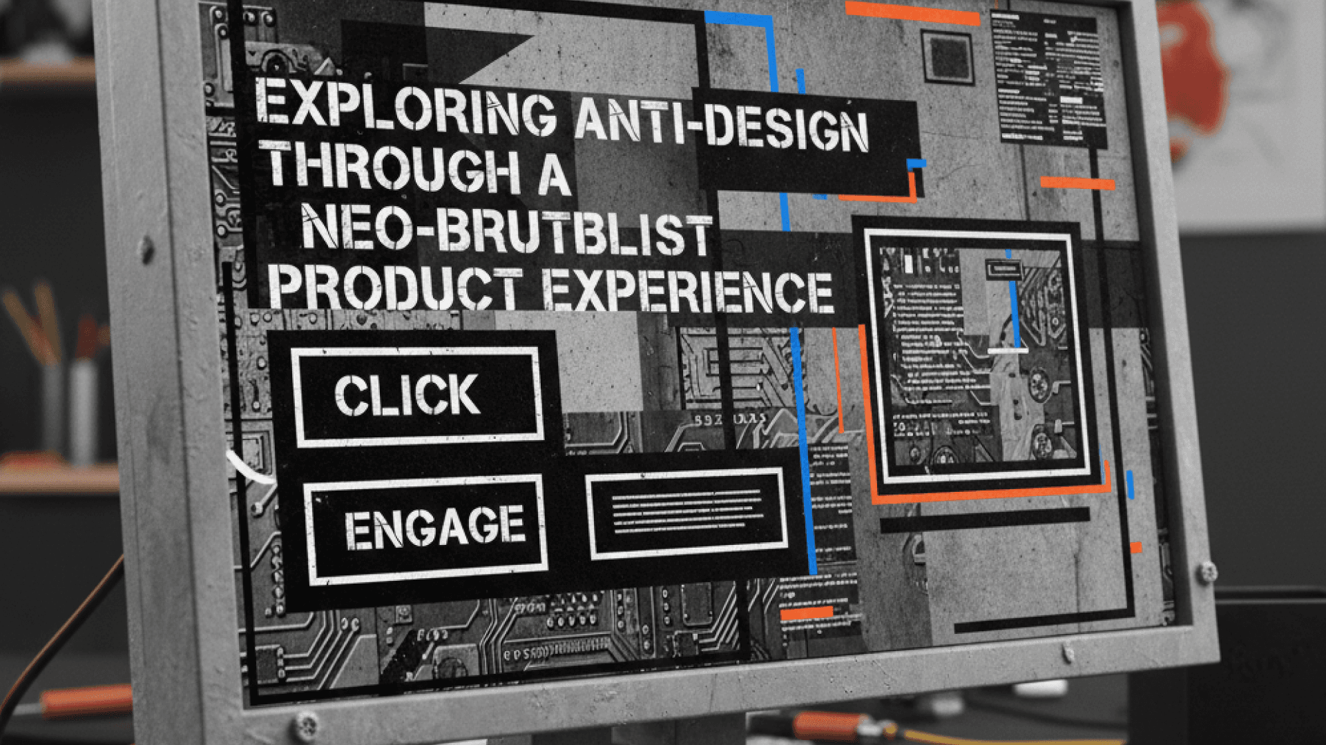Exploring Anti-Design Through a Neo-Brutalist Product Experience