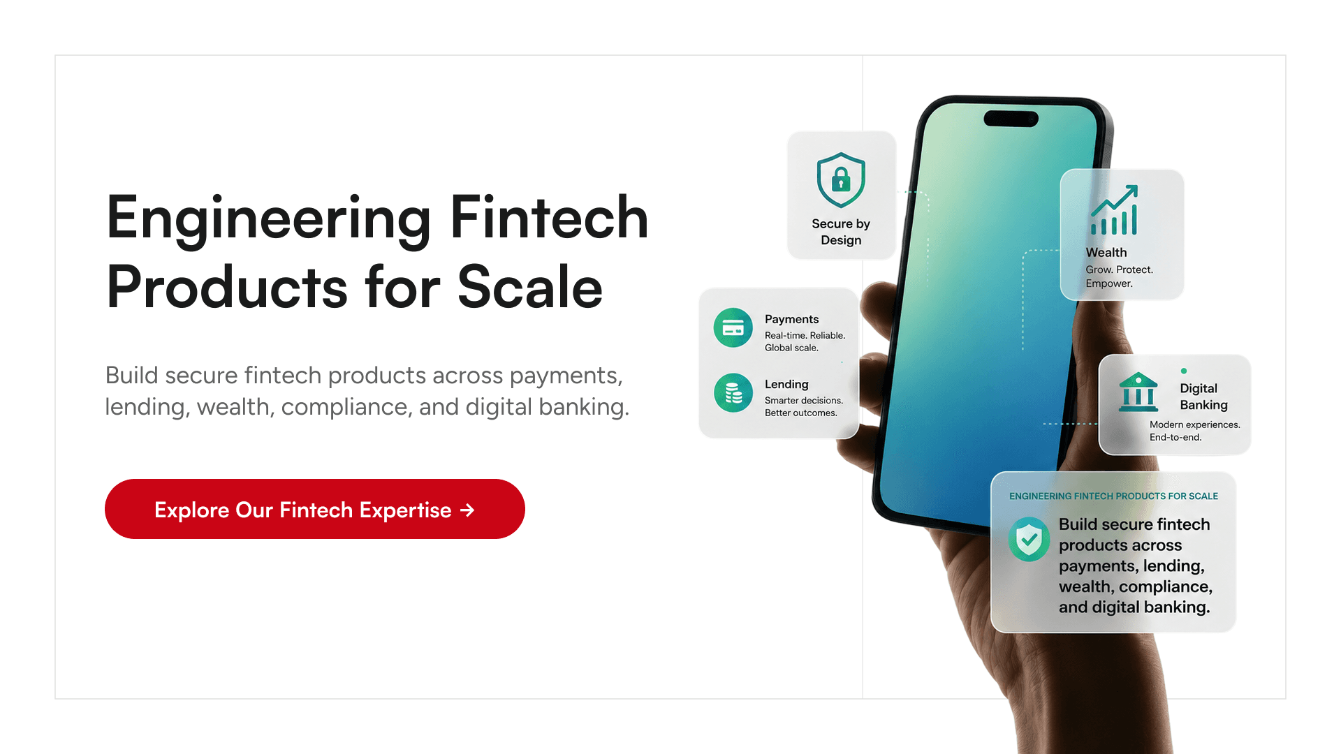Explore GeekyAnts fintech engineering services for secure, scalable payments, lending, wealth management, and digital banking products.