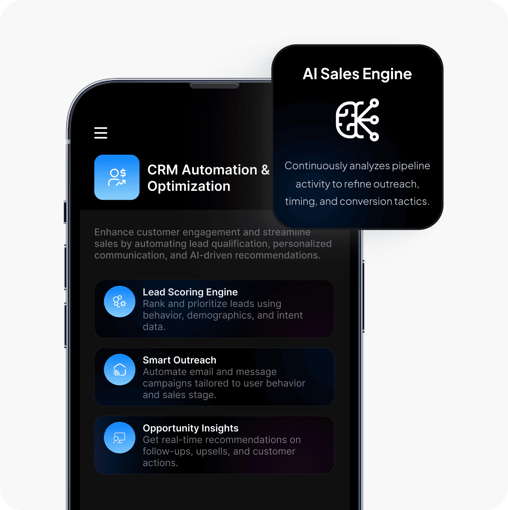 AI-Driven CRM & Sales Automation