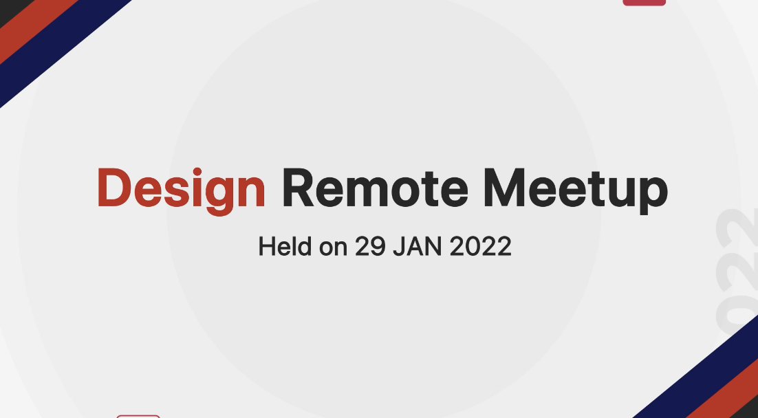 Design Remote Meetup