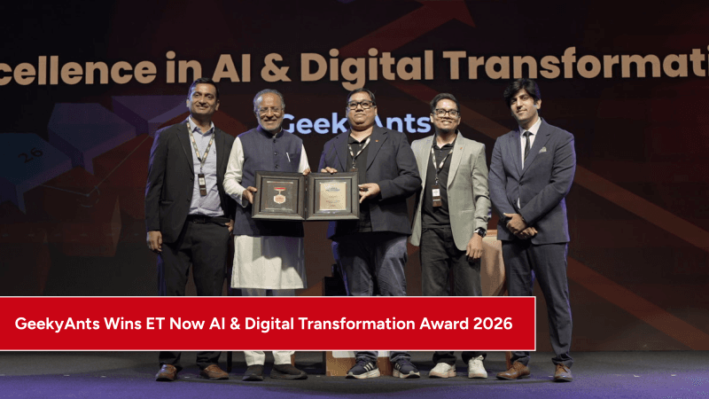 GeekyAnts Wins AI and Digital Transformation Excellence Award at ET Now Business Conclave 2026